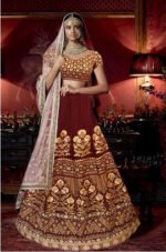Maroon Bridal Lehenga